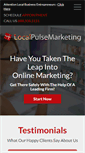 Mobile Screenshot of localpulsemarketing.com
